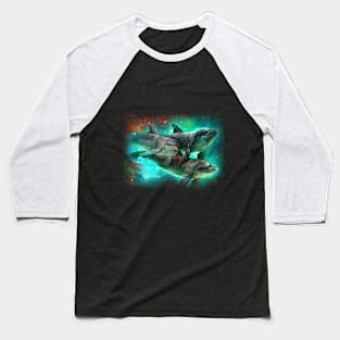 Space dolphins Baseball T-Shirt